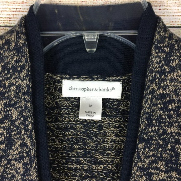 Christopher & Banks Sweater Vest Cardigan Short Sleeve - Picture 4 of 11